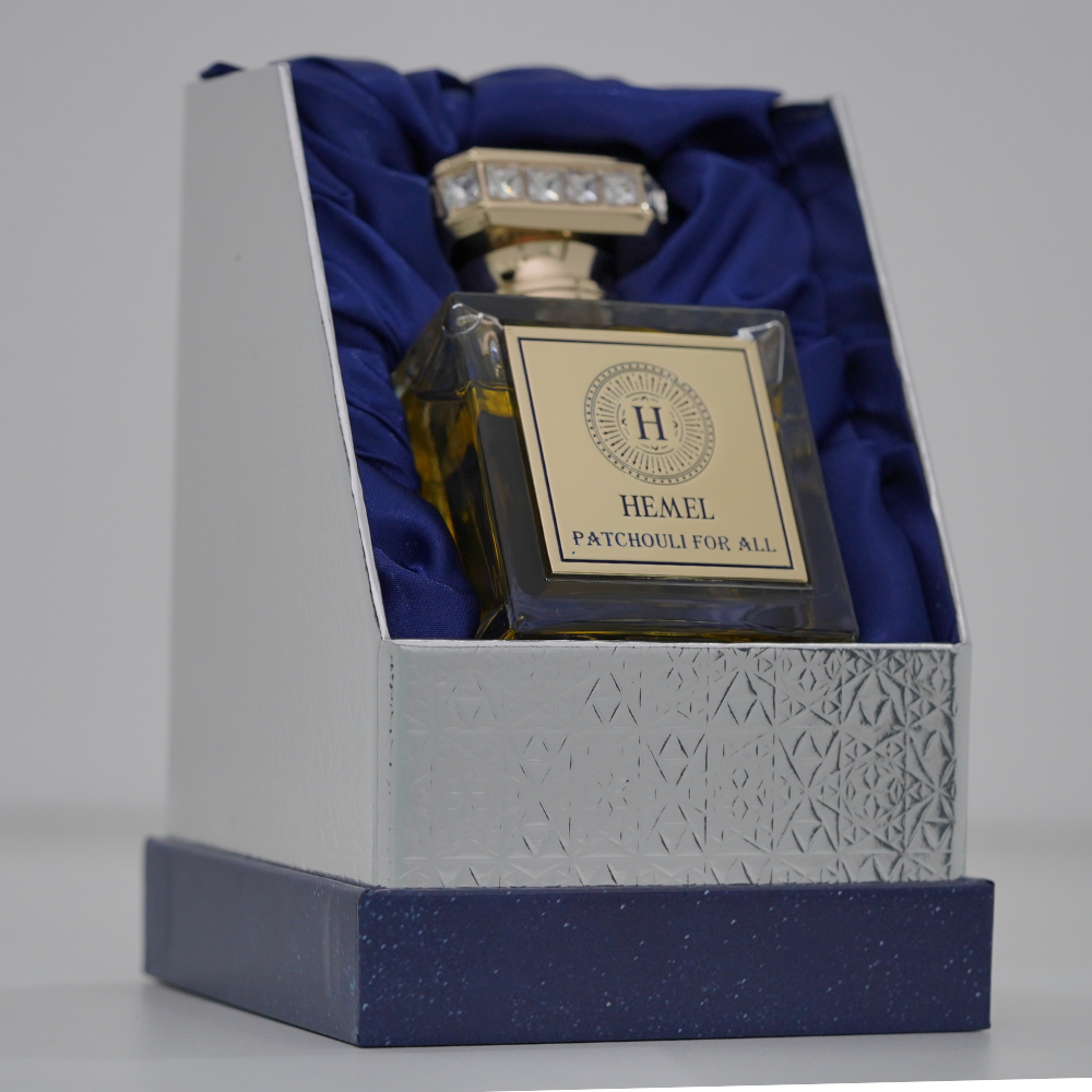 Hemel PACHOLI FOR ALL Perfume Box Presentation Inside