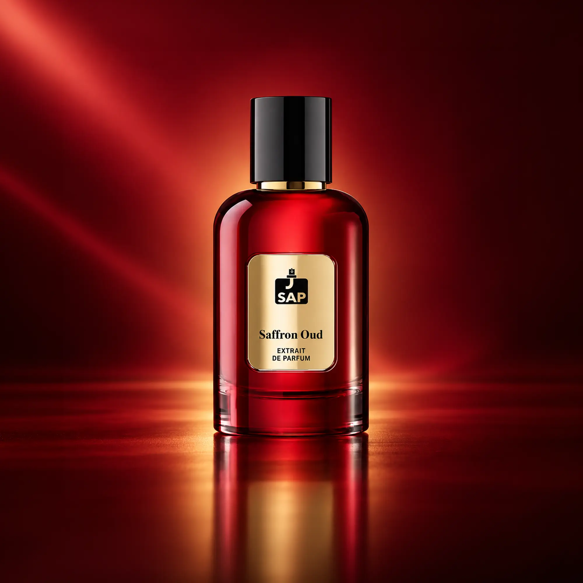 SAP Saffron Oud perfume bottle