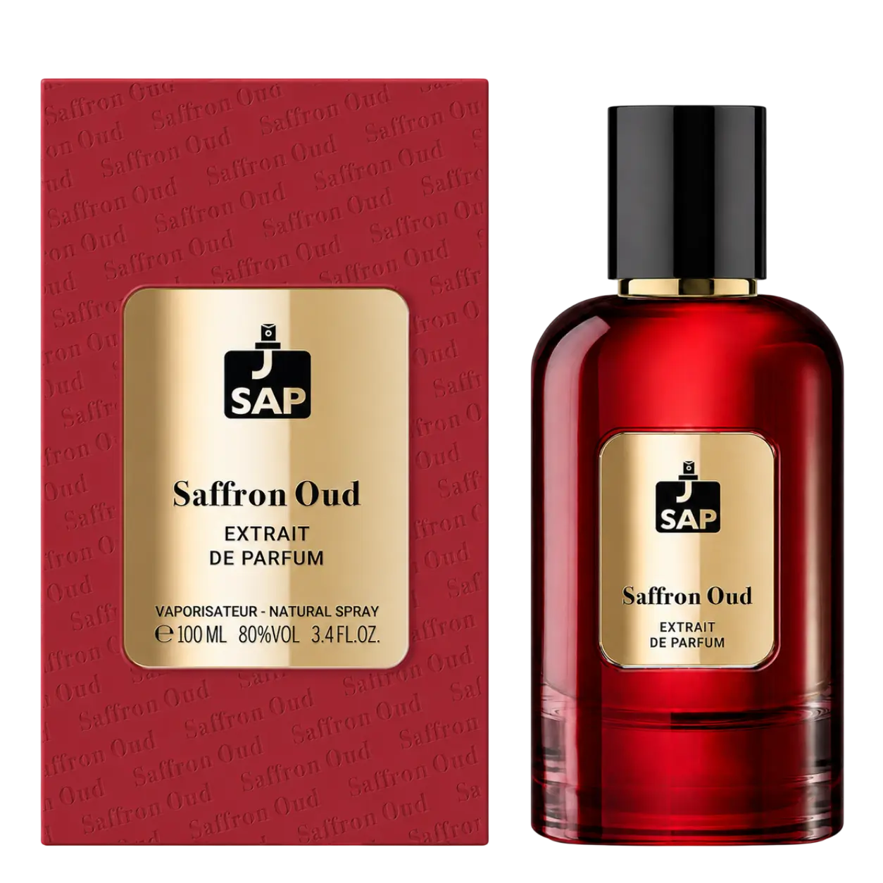 Saffron Oud Extrait de Parfum Packaging