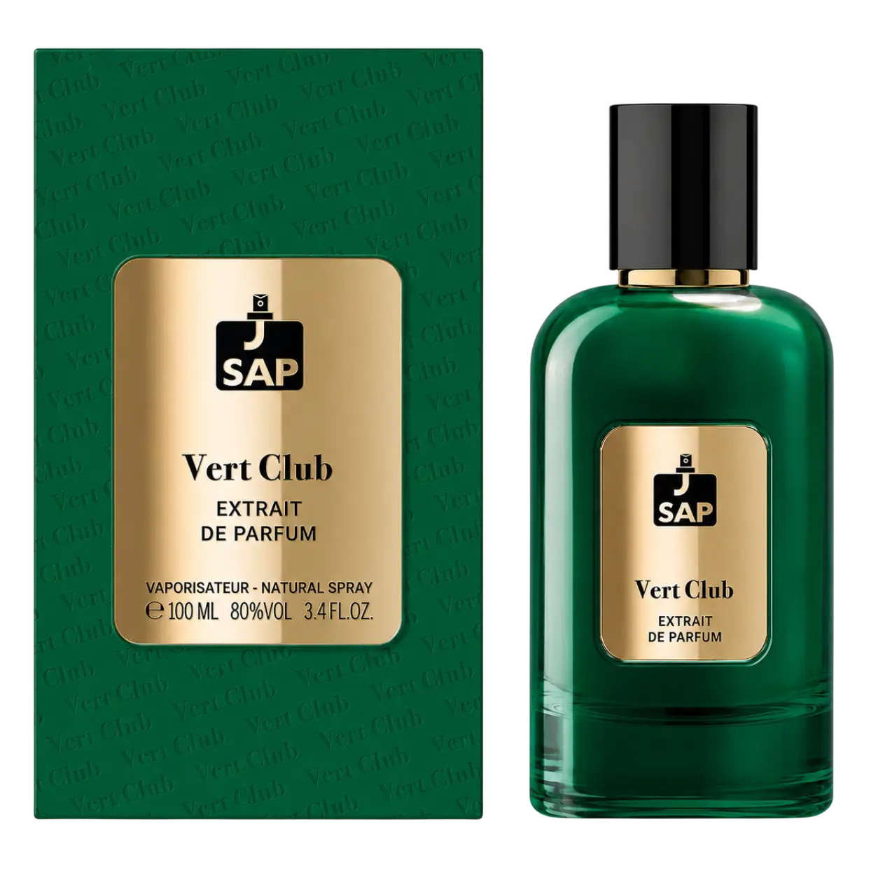 Vert Club Extrait de Parfum Packaging